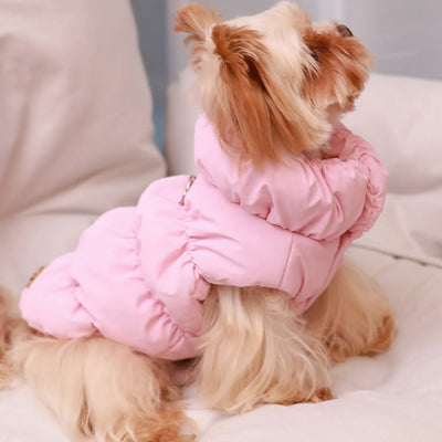 Dog Jacket For Autumn/Winter, Pet Coat, 3-Layer Thick Warm Outerwear, Suitable For Small To Medium Dogs Like Poodle, Teddy, York
